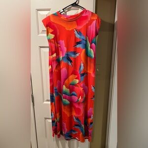 Farm rio Vibrant Floral Dress